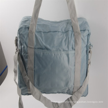 Foldable travel storage bag for clothes and large capacity tote bag